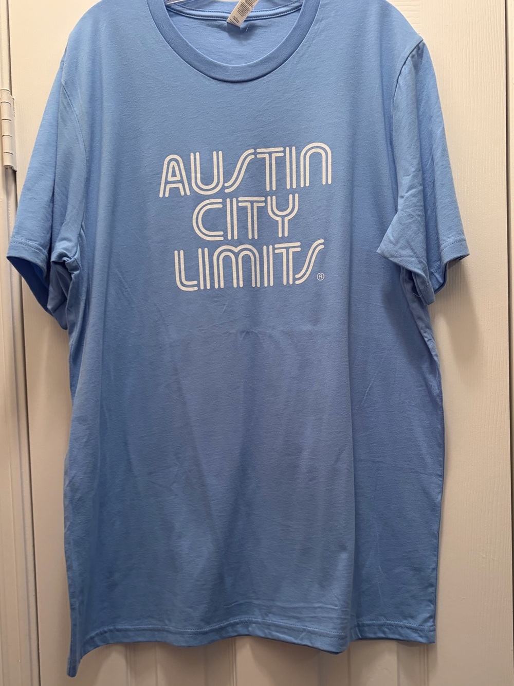 New Austin City Limits Soft, Blue Graphic Tee!